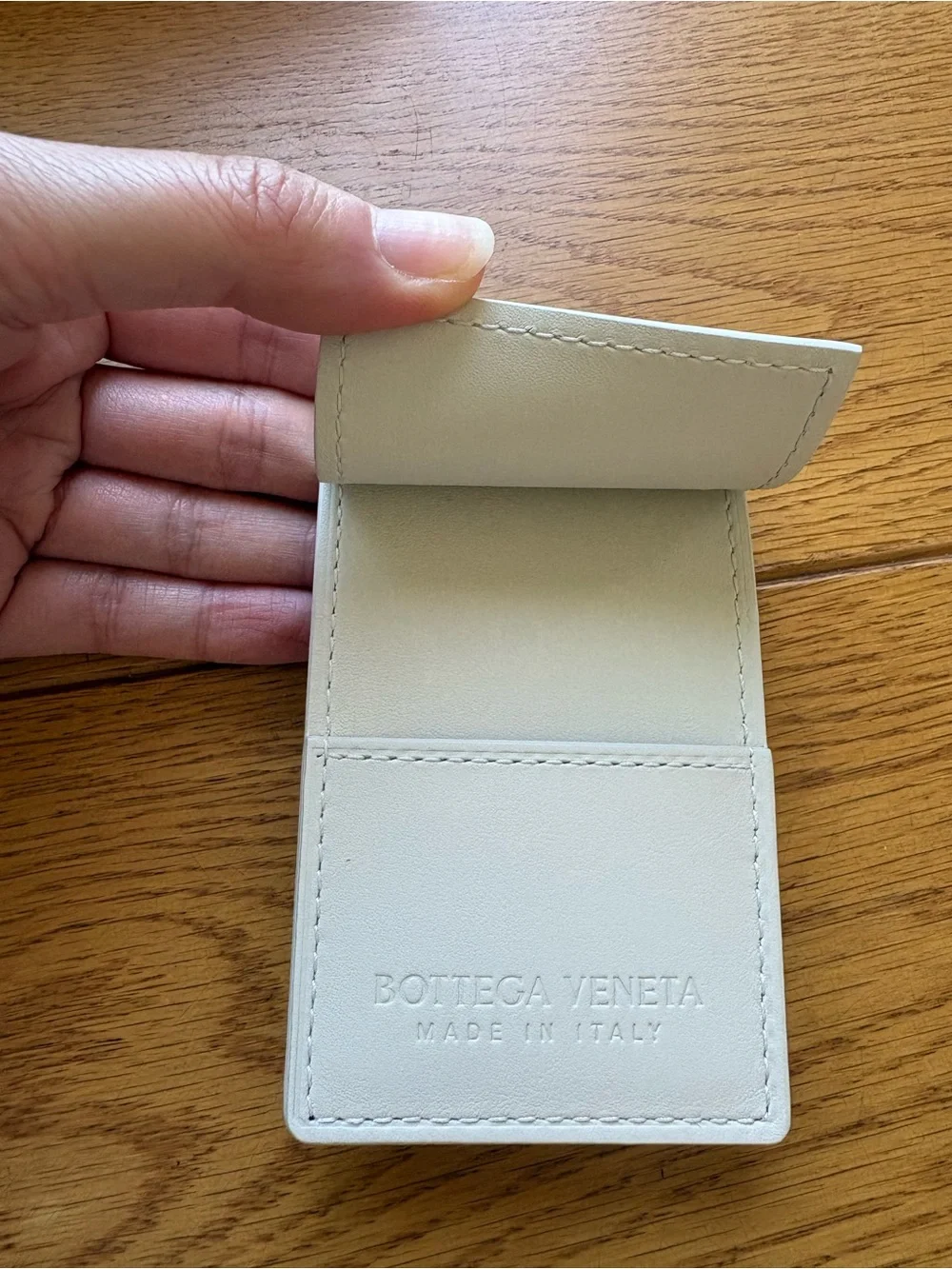 Bottega Veneta Leather Card Holder
